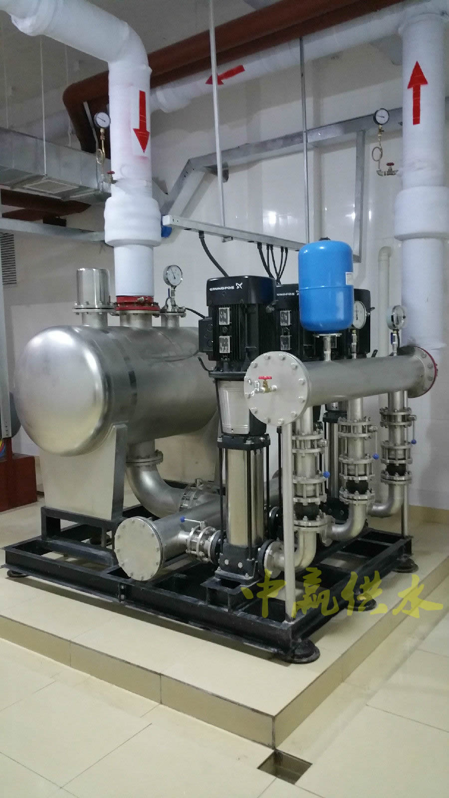 箱泵一体化供水设备(变频运行,箱式泵站)远程监控系统